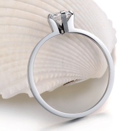 Anel De Titânio De Desempenho Confiável Para Amantes Com Strass