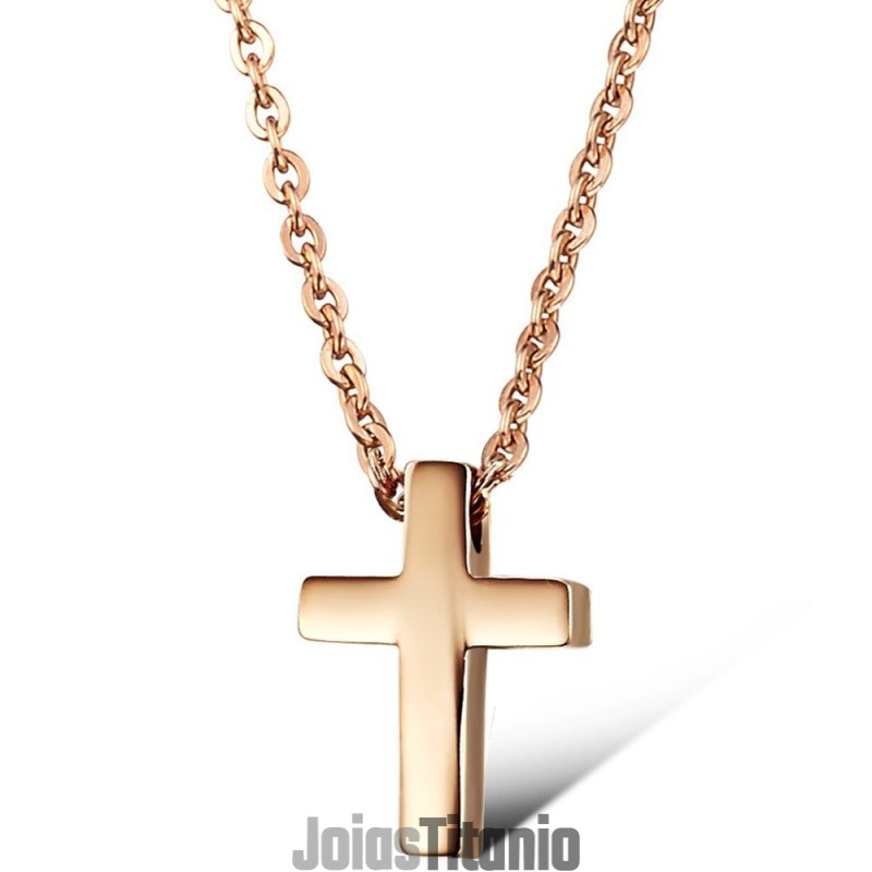Colar De Titânio Com Cruz De Alta Qualidade Colar De Titânio Com Cruz De Alta Qualidade