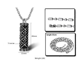 Colar De Titânio Estilo Nacional De Renome Mundial