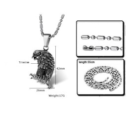 Colar De Titânio Em Formato De Águia The Queen Of Quality