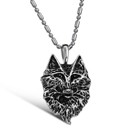 Colar Masculino The Wolf Totem Titanium Completo Em Especificações
