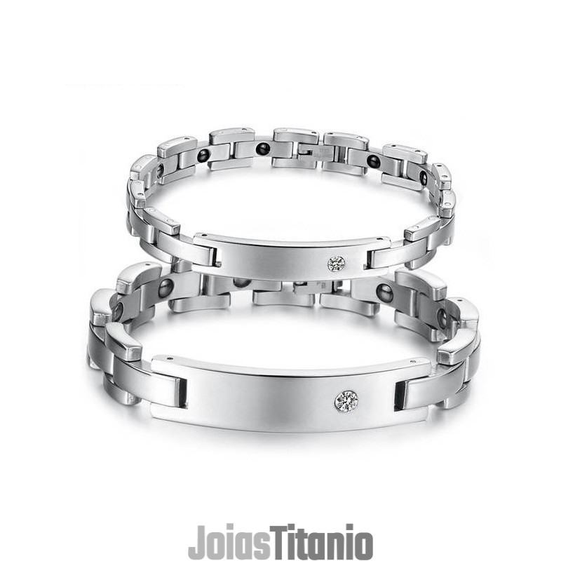 Pulseira De Titânio Com Grande Variedade De Saúde Para Amantes Pulseira De Titânio Com Grande Variedade De Saúde Para Amantes