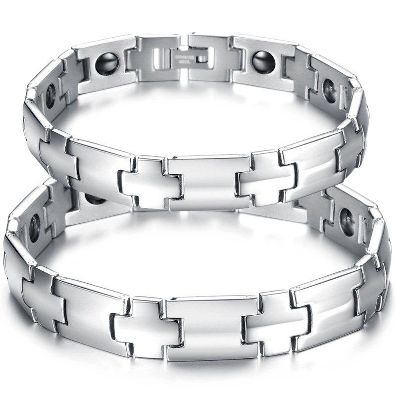 Pulseira De Titânio Fácil De Usar Para A Saúde Dos Amantes