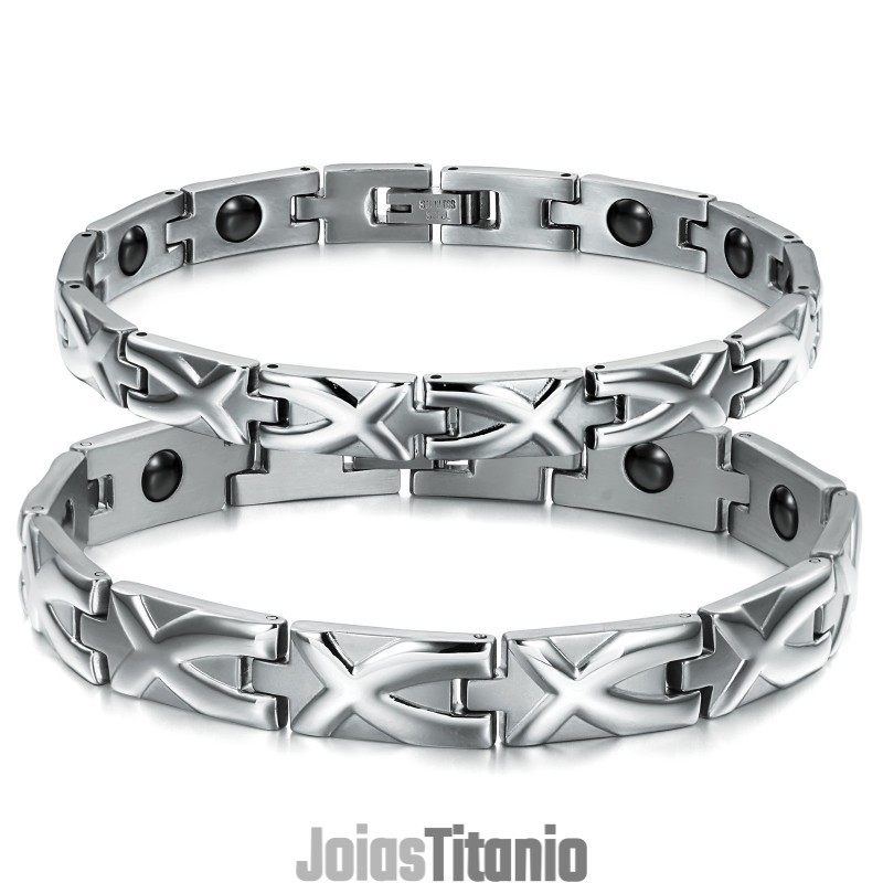 Pulseira De Titânio Antifadiga De Qualidade Confiável Para Amantes