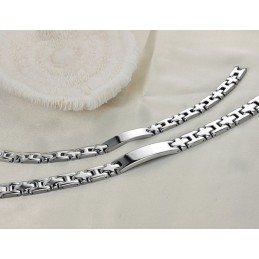 Pulseira De Titânio Antifadiga The King Of Quantity Para Amantes