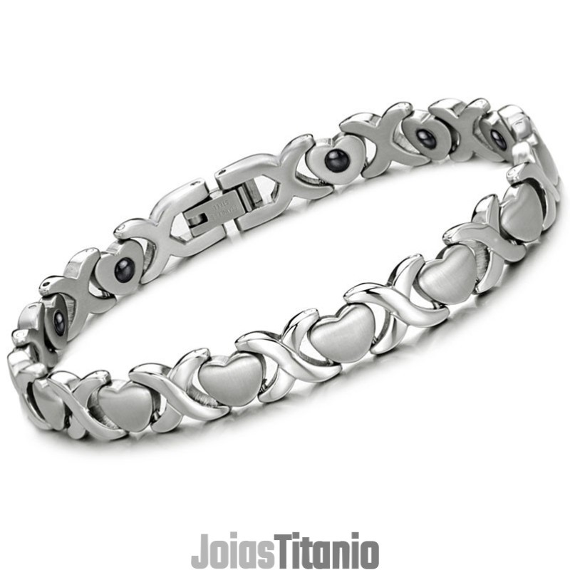 Pulseira Feminina De Titânio Antifadiga De Alta Qualidade Pulseira Feminina De Titânio Antifadiga De Alta Qualidade