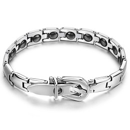 Pulseira De Titânio Com Magnetita De Desempenho Confiável Para Saúde