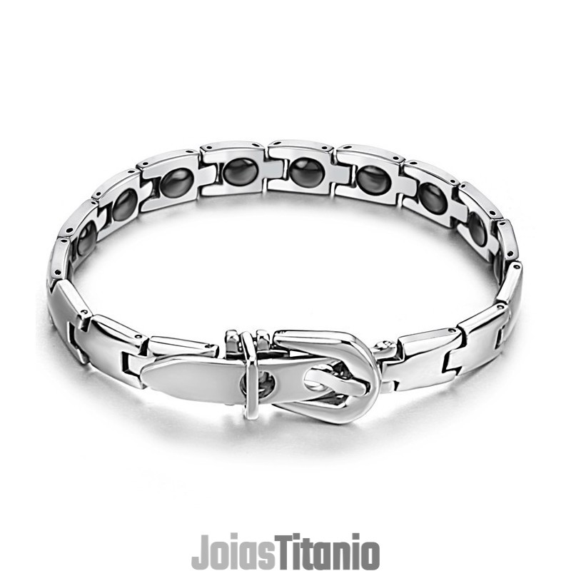 Pulseira De Titânio Com Magnetita De Desempenho Confiável Para Saúde Pulseira De Titânio Com Magnetita De Desempenho Confiável Para Saúde