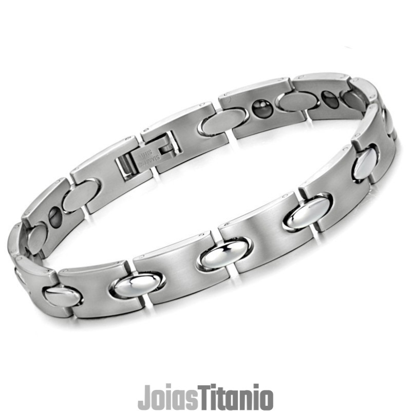 Pulseira De Titânio Rainha Da Saúde E Qualidade Pulseira De Titânio Rainha Da Saúde E Qualidade
