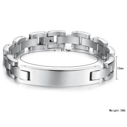 Pulseira Masculina De Titânio Fácil De Usar