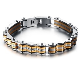 Pulseira Masculina De Titânio De Qualidade Estável