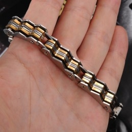 Pulseira Masculina De Titânio De Qualidade Estável