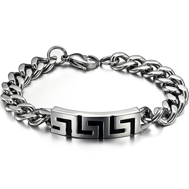 Pulseira Masculina De Titânio Great Wall Da Rainha Da Qualidade