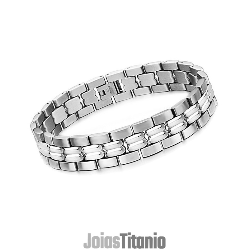 Pulseira Masculina Concisa De Titânio Com Qualidade E Quantidade Garantidas