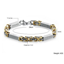 Pulseira Masculina De Titânio De Renome Mundial