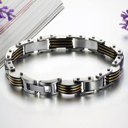 Pulseira Masculina De Titânio Fácil De Usar