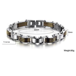 Pulseira Masculina De Titânio Fácil De Usar