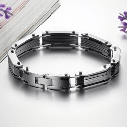 Pulseira Masculina De Titânio Rei Da Quantidade