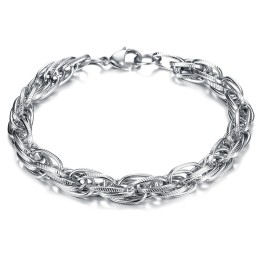 Pulseira Masculina Completa Em Titânio
