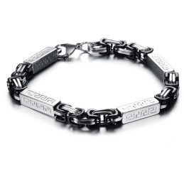 Pulseira Masculina De Titânio Muito Conhecida Por Sua Alta Qualidade