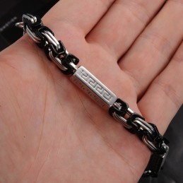 Pulseira Masculina De Titânio Muito Conhecida Por Sua Alta Qualidade