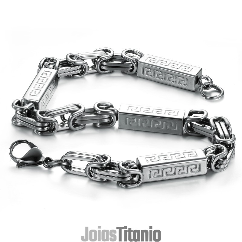 Pulseira De Titânio Concisa Masculina De Reputação Confiável Pulseira De Titânio Concisa Masculina De Reputação Confiável