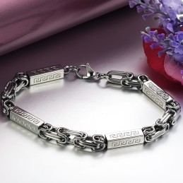 Pulseira De Titânio Concisa Masculina De Reputação Confiável
