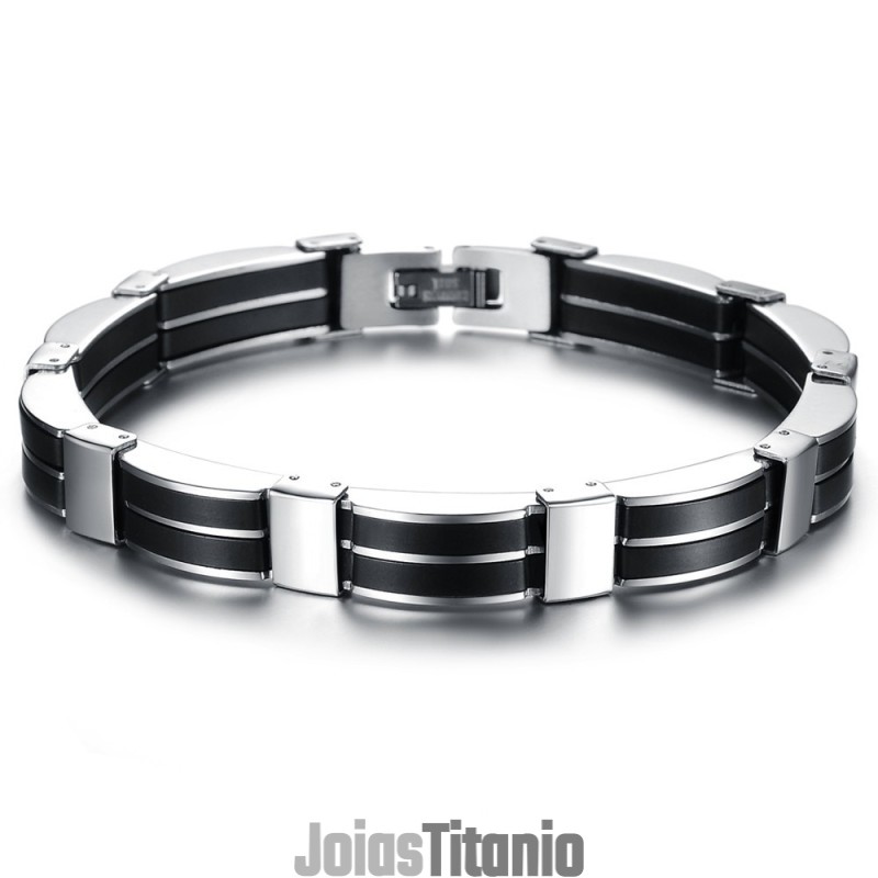 Pulseira De Silicone De Titânio Concisa Masculina De Reputação Confiável Pulseira De Silicone De Titânio Concisa Masculina De Reputação Confiável