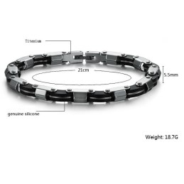 Pulseira De Silicone De Titânio De Grande Variedade
