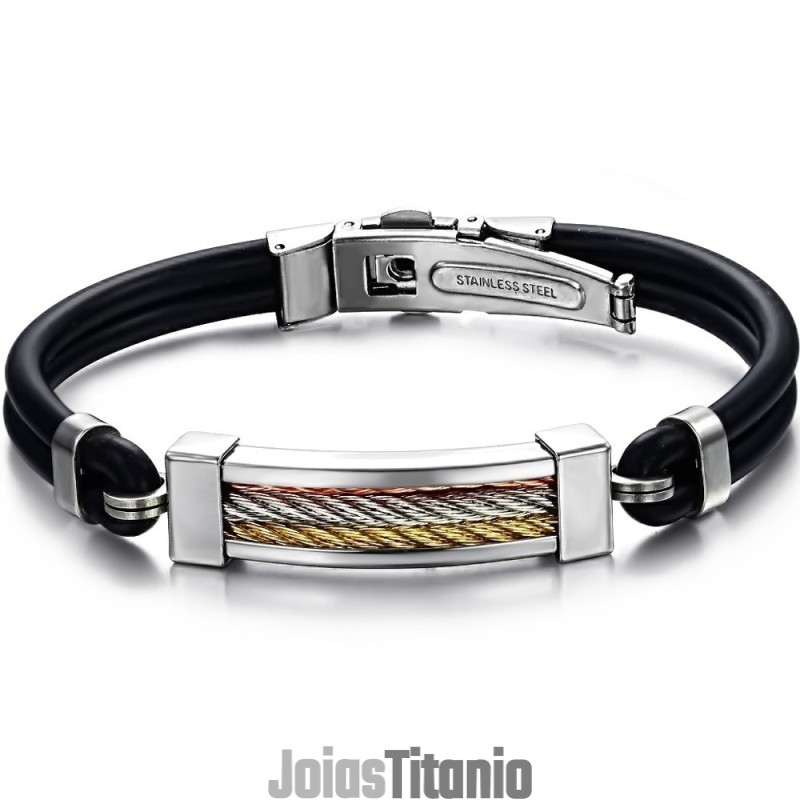 Pulseira De Silicone De Titânio Fácil De Usar Pulseira De Silicone De Titânio Fácil De Usar