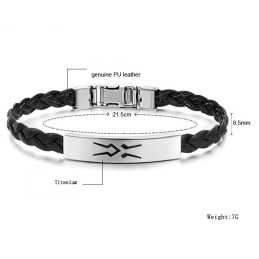 Pulseira Feminina De Titânio Pu Com Qualidade E Quantidade Garantidas