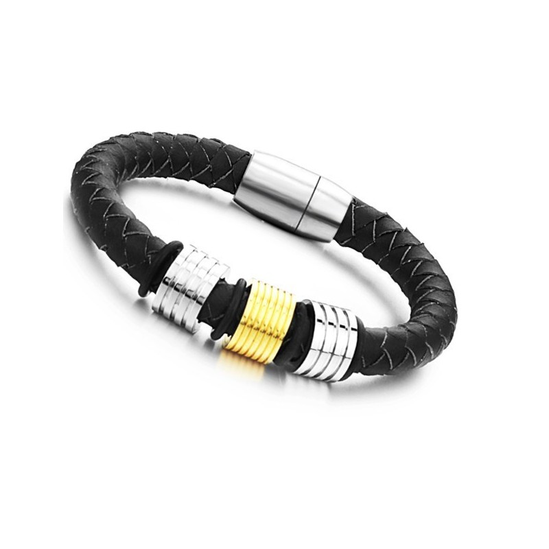 Pulseira Masculina De Titânio De Qualidade Estável Pulseira Masculina De Titânio De Qualidade Estável