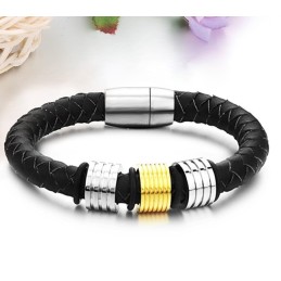 Pulseira Masculina De Titânio De Qualidade Estável