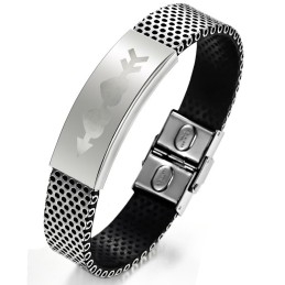 Pulseira De Couro De Titânio Para Ter Uma Longa História