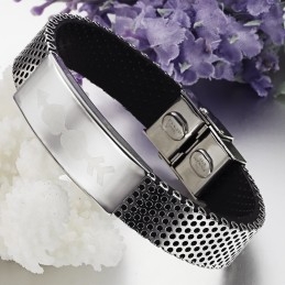Pulseira De Couro De Titânio Para Ter Uma Longa História
