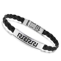 Pulseira Feminina De Couro De Titânio The King Of Quantity