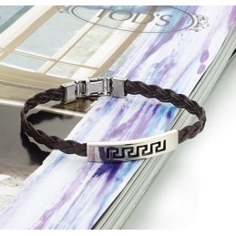 Pulseira Feminina De Couro De Titânio The King Of Quantity