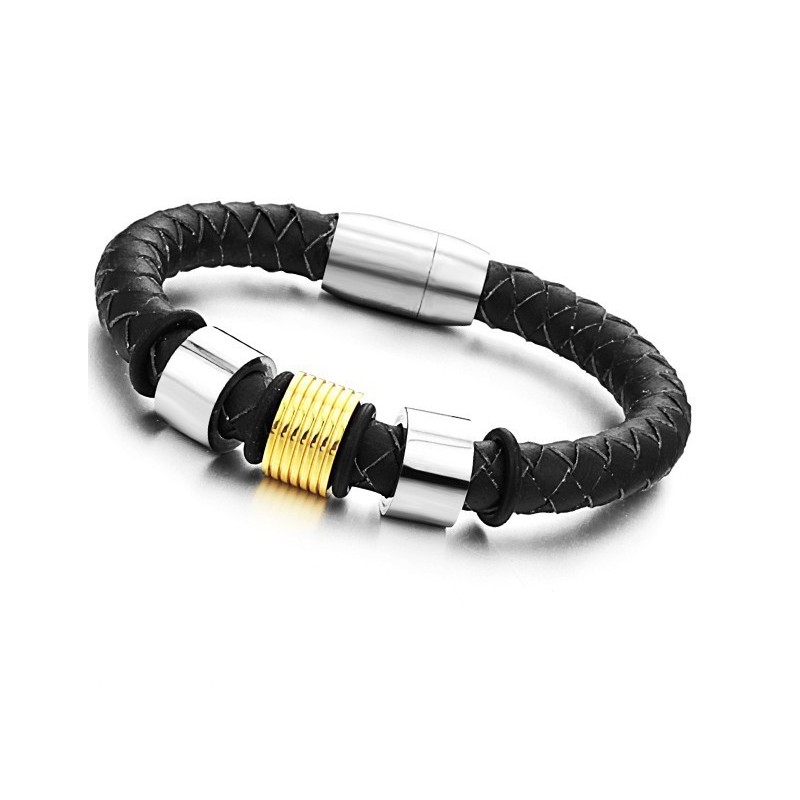 Pulseira De Couro De Titânio Feminina De Qualidade Estável Pulseira De Couro De Titânio Feminina De Qualidade Estável