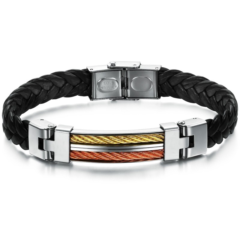 Pulseira De Couro De Titânio Com Qualidade E Quantidade Garantidas Pulseira De Couro De Titânio Com Qualidade E Quantidade Garantidas