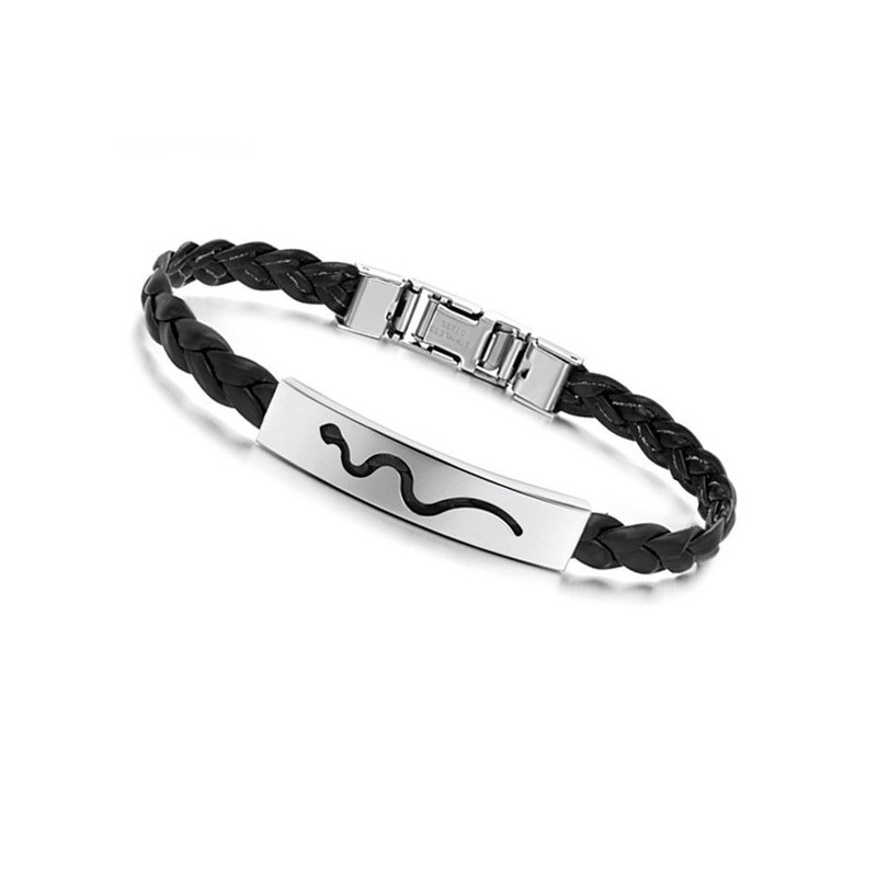 Pulseira Feminina De Couro De Titânio Com Reputação Confiável