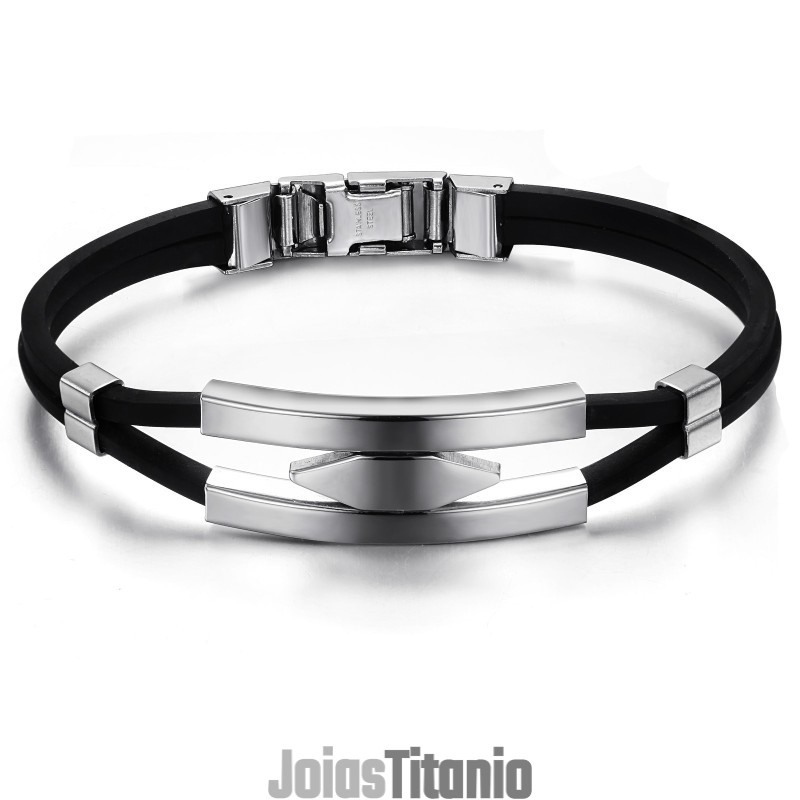 Pulseira De Silicone De Titânio De Alta Qualidade Pulseira De Silicone De Titânio De Alta Qualidade