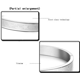 Pulseira De Titânio Em Formato De Estrela Fácil De Usar Para Amantes