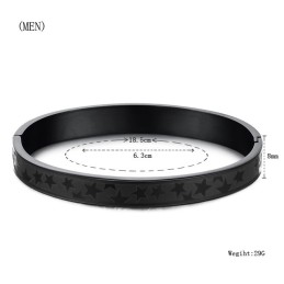 Pulseira De Titânio Queen Of Quality Stars Para Amantes