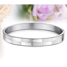 Pulseira De Titânio Com Grade De Grande Variedade Para Amantes