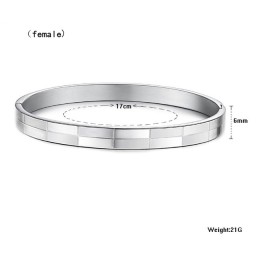 Pulseira De Titânio Com Grade De Grande Variedade Para Amantes