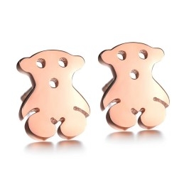Brincos De Titânio Em Formato De Urso Feminino Com Qualidade E Quantidade Garantidas