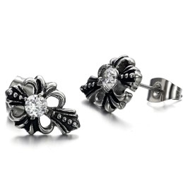 Brincos De Titânio De Qualidade Confiável Com Strass