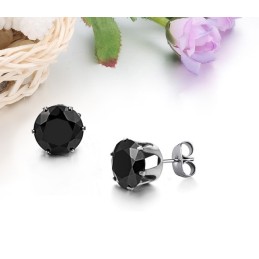 Brincos De Titânio Preto De Alta Qualidade