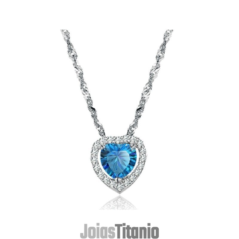 Colar De Titânio Banhado A Platina Com Strass Feminino De Alta Qualidade Colar De Titânio Banhado A Platina Com Strass Feminino De Alta Qualidade