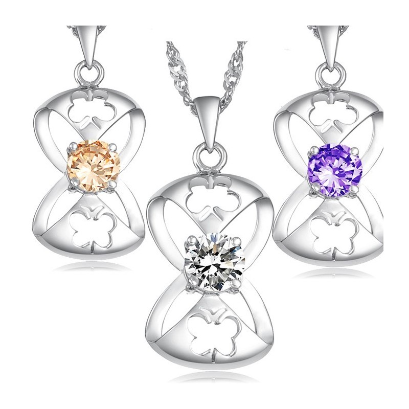 Colar Feminino De Titânio Com Revestimento De  E Formato De Borboleta, Grande Variedade